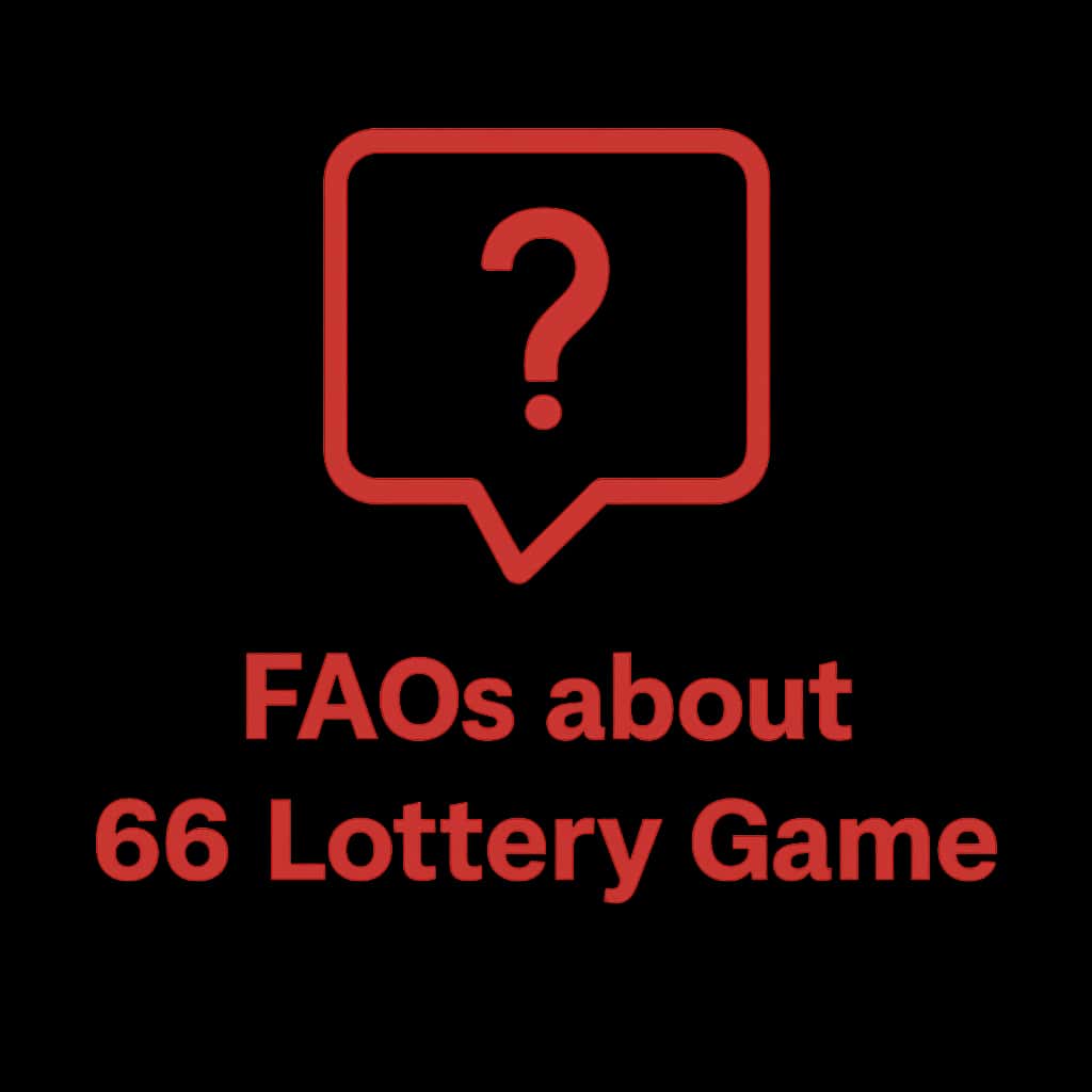 Icon representing FAQs about 66 Lottery Game.