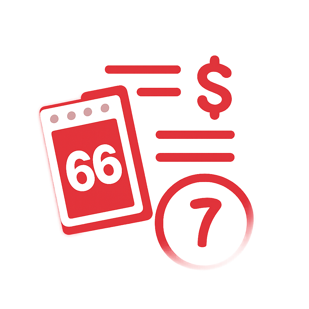 Diagram illustrating device compatibility for 66 Lottery Game.