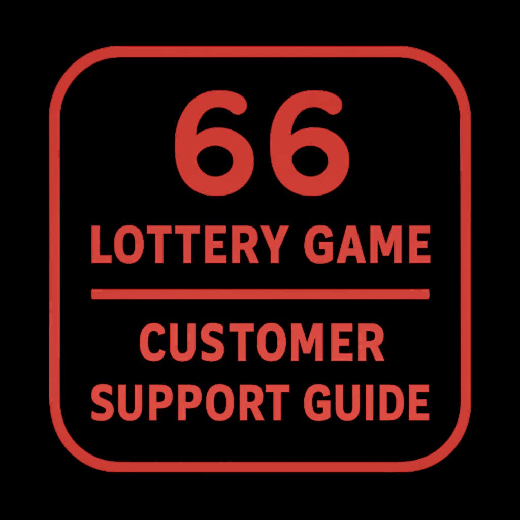 Icon representing the 66 Lottery Game Customer Support Guide.