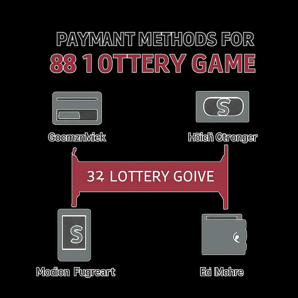 An educational diagram on payment methods for 66 Lottery Game.