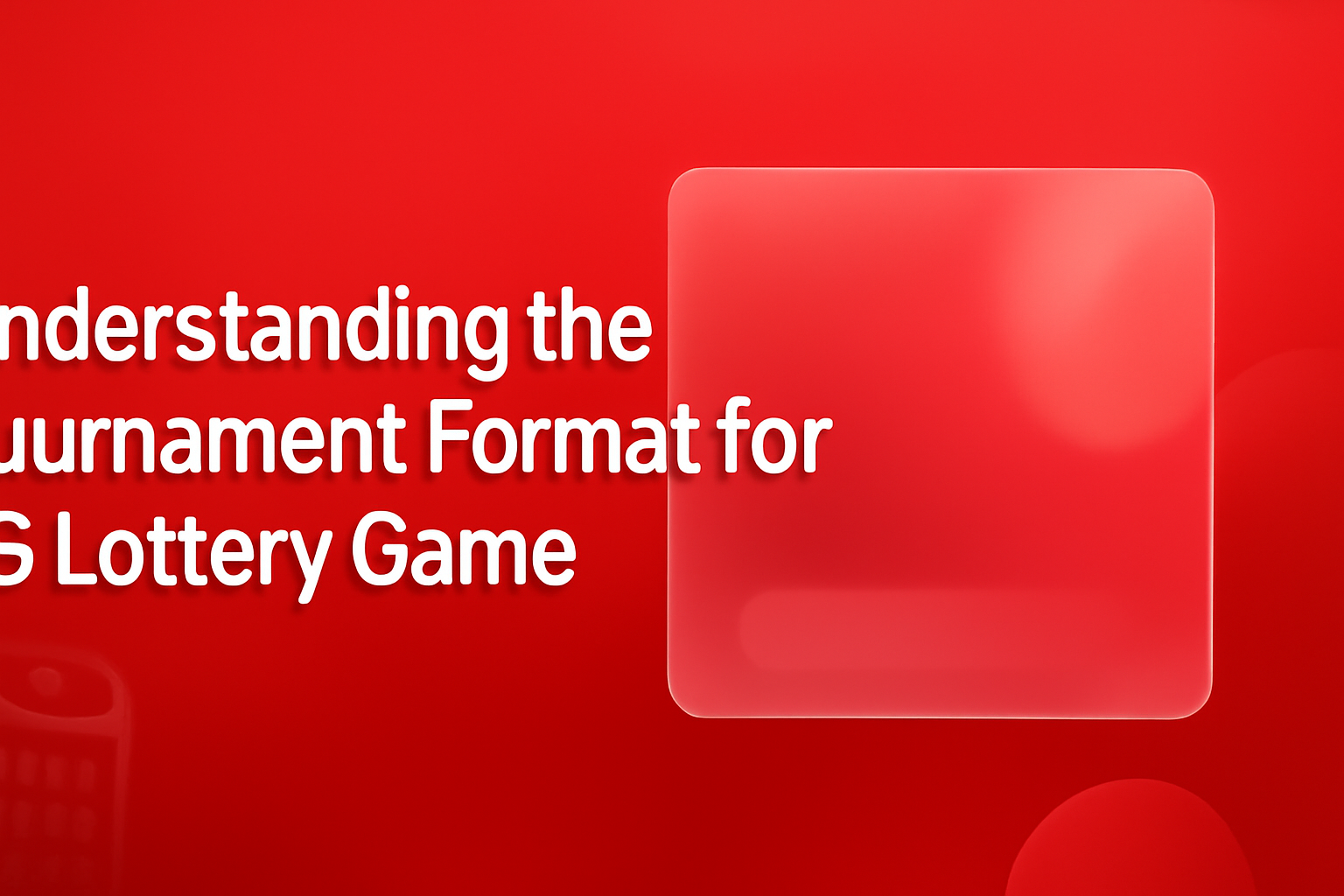 A promotional guide scene showcasing the 66 Lottery Game with clean design elements.