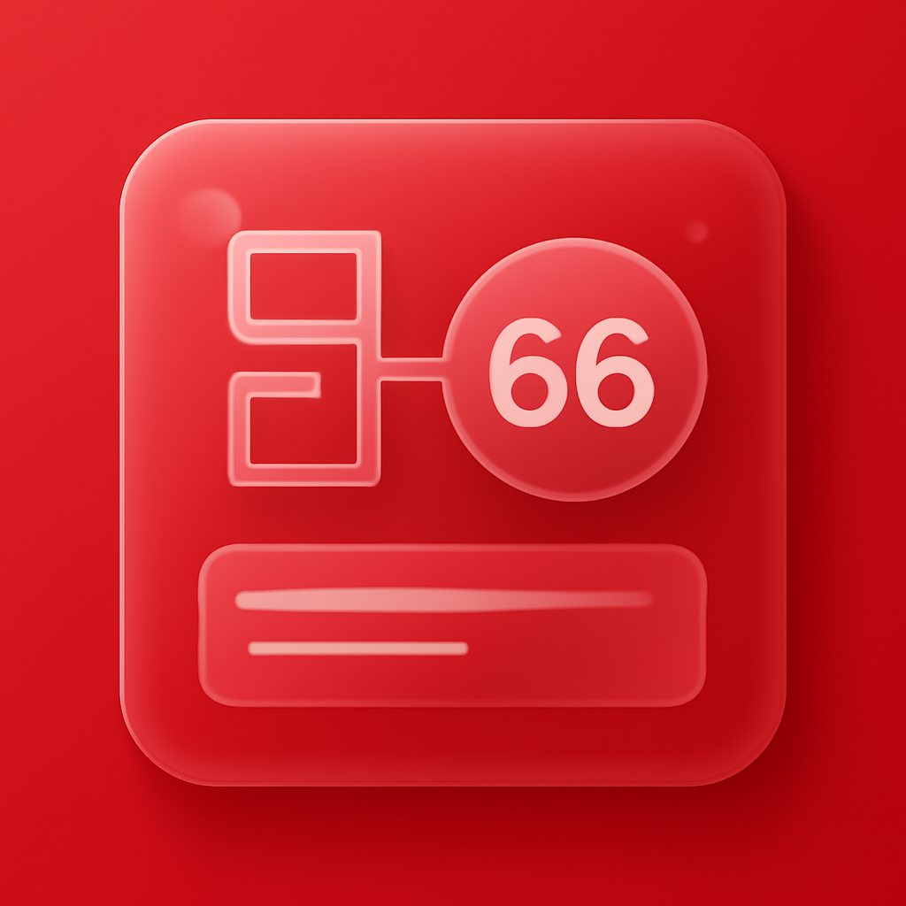 Diagram illustrating the promotional process for 66 Lottery Game.