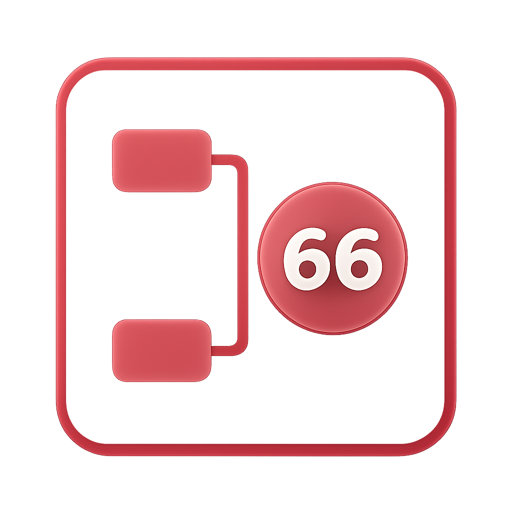 An icon symbolizing the 66 Lottery Game Promotions Guide.