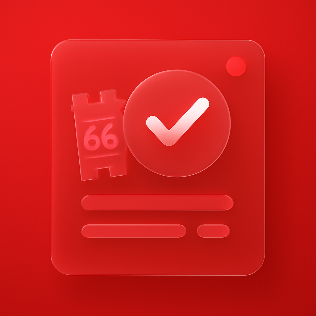 Diagram illustrating the promotional process for 66 Lottery Game.