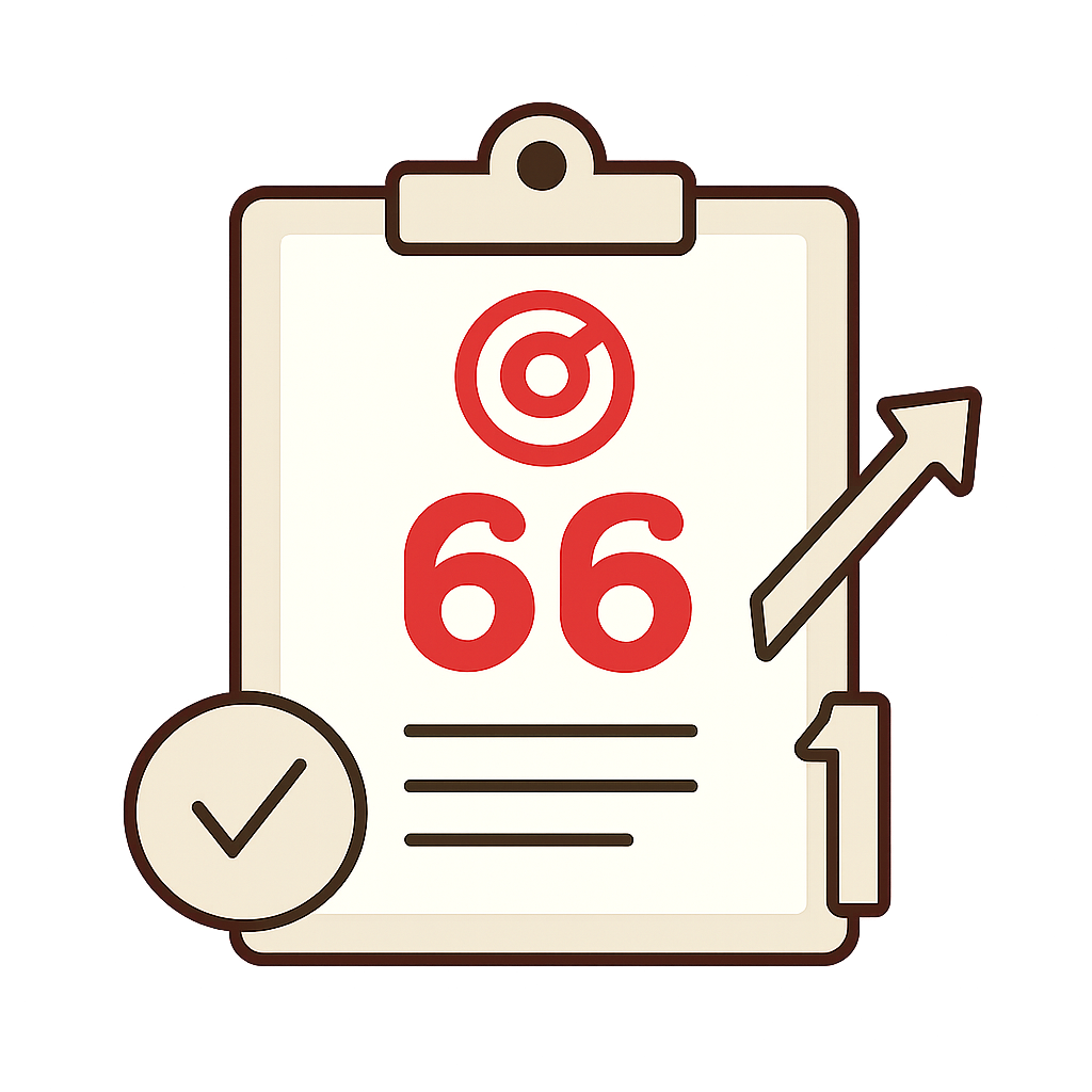 Illustration depicting user experience tips for 66 Lottery Game.