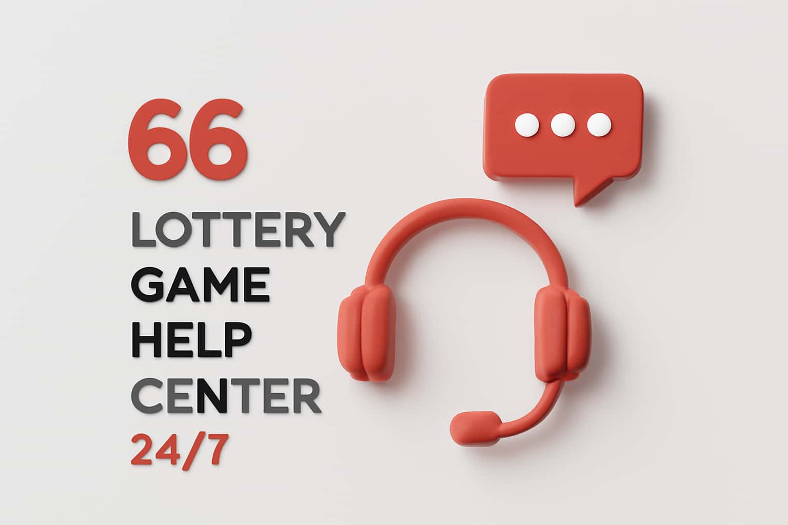 66 Lottery Game Help Center 24/7 Interface